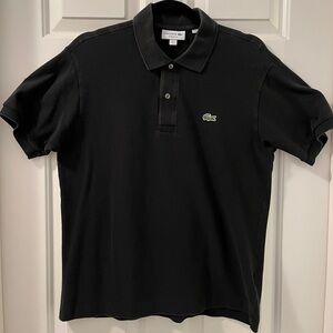 Lacoste Classic Fit L.12.12 Polo - Size 4 (M) - Black